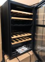 Wijnklimaatkast Glazen deur - 2 zones - 33 flessen., Huis en Inrichting, Woonaccessoires | Wijnrekken, Overige materialen, Nieuw