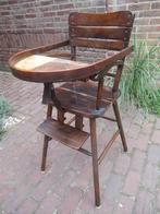 houten kinderstoel met tuigje, Kinderen en Baby's, Kinderstoelen, Ophalen, Gebruikt, Overige typen, Gordel(s)