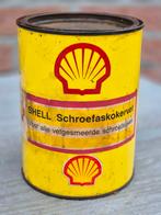 Shell Olie Schroefaskokervet blik, Ophalen of Verzenden, Gebruikt, Overige