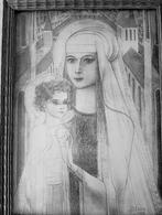 steendruk Madonna met kind van Jan Toorop, Antiek en Kunst, Kunst | Tekeningen en Foto's, Ophalen of Verzenden