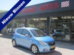 Opel Agila 1.2 Enjoy zeer mooi km 69398 met nap pas apk 27-1, Auto's, Voorwielaandrijving, Gebruikt, Blauw, Origineel Nederlands