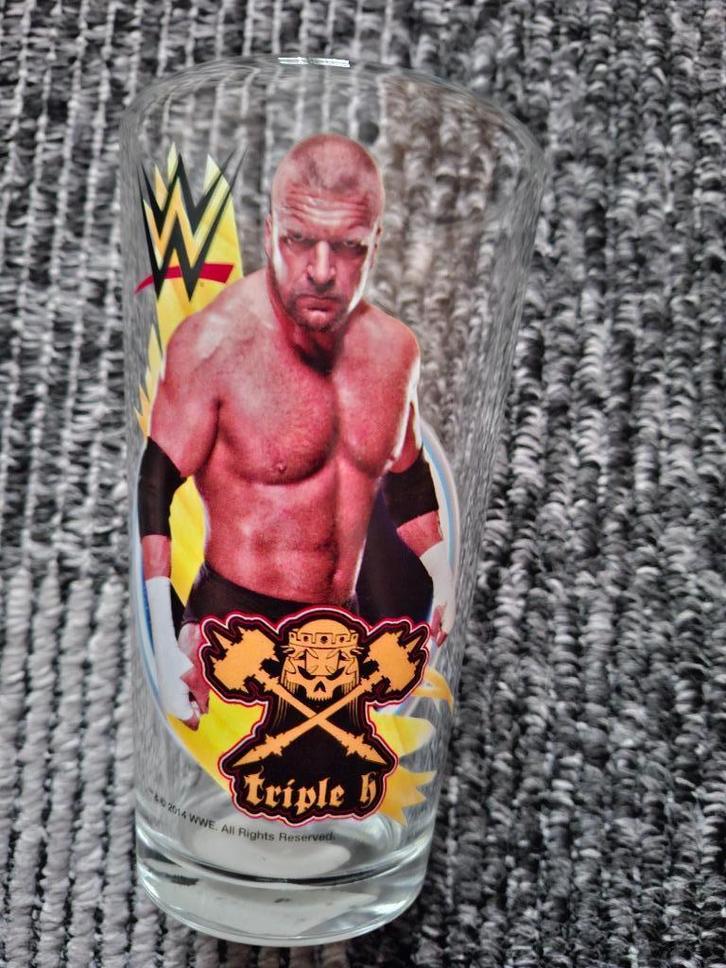 WWE glazen ( Nieuw ), Verzamelen, Glas en Borrelglaasjes, Nieuw, Frisdrankglas, Verzenden