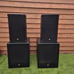 Rcf 8004 en  rcf nx 45a, Subwoofer, Zo goed als nieuw, 120 watt of meer, Ophalen
