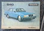 Volvo 240 Handleiding - Nederlands - 1980/1981, Ophalen of Verzenden