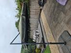 Zweefparasol Bois le Duc, kantelbaar, diameter circa 3,6mtr, Tuin en Terras, Ophalen, Gebruikt, Zweefparasol, Kantelbaar