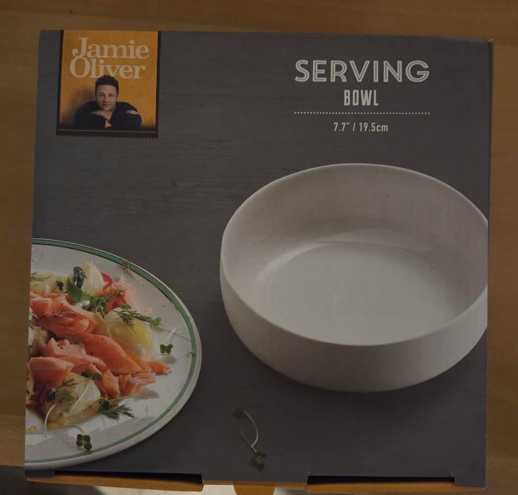 Jamie Oliver Serveerschaal - Nieuw in doos!, Porselein of Keramiek, Schaal, Rond, Nieuw