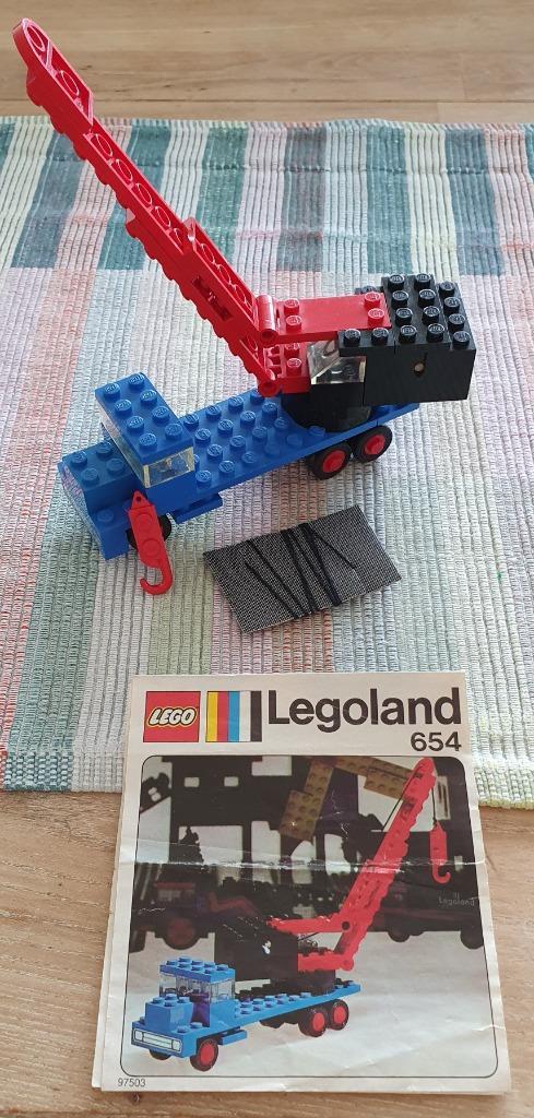 Lego 654 Crane Lorry, Kinderen en Baby's, Speelgoed | Duplo en Lego, Gebruikt, Lego, Complete set, Ophalen of Verzenden