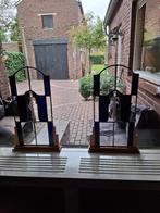 Glas in lood voorzetramen 2 stuks., Ophalen, Gebruikt