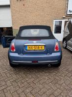 Mini 1.6 16V ONE Cabrio 2006 Blauw, Auto's, Stof, Zwart, 4 cilinders, Cabriolet