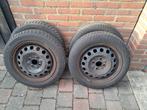 Winterwielenset Peugeot 107/Citroën C1/ Toyota Aygo, Auto-onderdelen, Banden en Velgen, Ophalen, 14 inch, Gebruikt, 155 mm