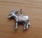 zilveren vintage bedel ezel [448], Sieraden, Tassen en Uiterlijk, Bedels, Overige merken, Verzenden, Zo goed als nieuw, 1 bedel