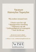Vacature Topstylist/Haarstylist kapper IJsselstein, Overige vormen