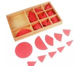 Kist met houten breuken ( " Montessori "), Nieuw, Ophalen of Verzenden, Puzzelen