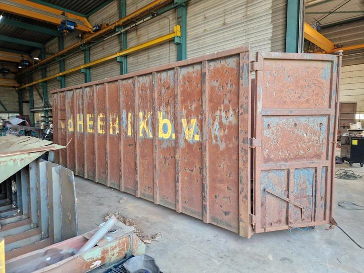 Afzetcontainer met haak 45m3 - Gebruikt, Zakelijke goederen, Machines en Bouw | Keten en Containers, Ophalen