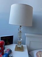 Tafellamp Zara Home glas/goud met witte kap, Ophalen, Gebruikt, Glas, Minder dan 100 cm