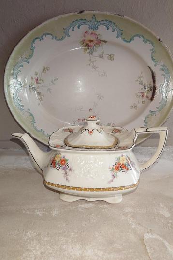Zeldzame Myott Son & co art deco theepot beschikbaar voor biedingen