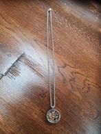 Nikki Lissoni verzilverde ketting met hanger, Sieraden, Tassen en Uiterlijk, Kettingen, Met hanger, Ophalen of Verzenden, Zo goed als nieuw