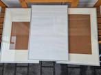 3x Aluminium wissellijst / 40 x 60 cm / met glas, Huis en Inrichting, Woonaccessoires | Lijsten, Minder dan 50 cm, Gebruikt, 50 tot 75 cm