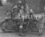 Harley Davidson 45 WLC Liberator  dispatch rider  France, Verzamelen, Verzenden, Foto, Nieuw, Voor 1940