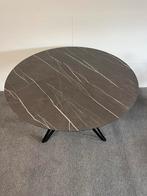 Ronde eettafel HPL marmer 120cm, Rond, Ophalen of Verzenden, Zo goed als nieuw, Info@betaalbaar-design.nl
