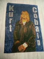 Nirvana  mooie xxl   vlag Kurt Cobain 136x97 cm 9170, Verzenden, Zo goed als nieuw, Poster, Artwork of Schilderij