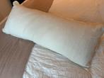 Riviera maison grote creme witte kussen, Huis en Inrichting, Ophalen, Zo goed als nieuw, Wit, Rechthoekig