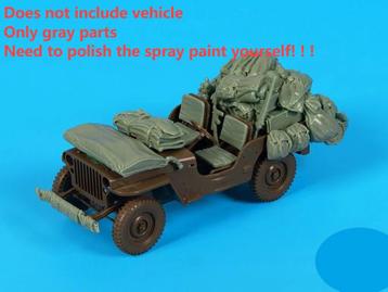 H-300,RESIN STOWAGE SET 1-35,US,WILLY JEEP beschikbaar voor biedingen