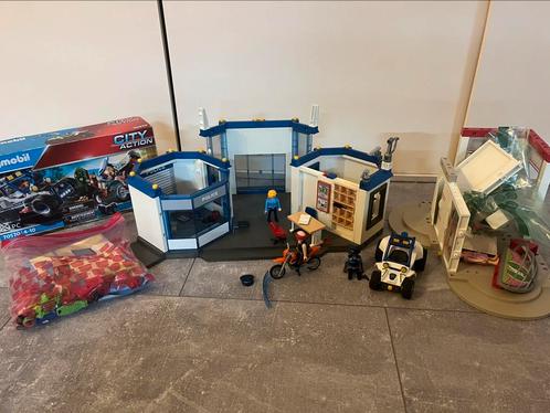 Meerdere sets Playmobil Politiebureau, Politieauto, Winkel, Kinderen en Baby's, Speelgoed | Playmobil, Gebruikt, Ophalen