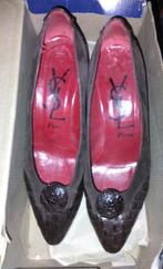 Yves Saint Laurent schoenen 38, Gedragen, Yves Saint Laurent, Schoenen met hoge hakken, Bruin