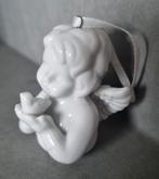 wit engeltje (porselein) met vogeltje, Ophalen of Verzenden, Nieuw