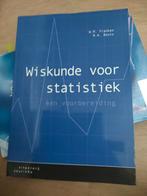 Wiskunde voor Statistiek - W.M. Franken, R.A. Bouts, Boeken, Studieboeken en Cursussen, W.M. Franken, R.A. Bouts, Zo goed als nieuw