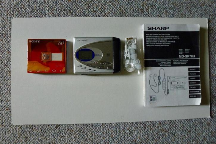 Sharp minidisc, Audio, Tv en Foto, Walkmans, Discmans en Minidiscspelers, Minidisc-recorder, Ophalen of Verzenden