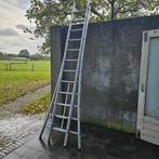 Ladder 2x 12 trede 2x3 meter, Ophalen, Zo goed als nieuw, 4 meter of meer