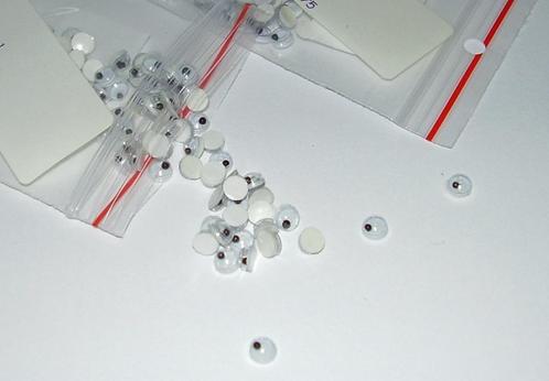 Zelfklevende wiebeloogjes 5 mm en andere maten, Hobby en Vrije tijd, Knutselen, Nieuw, Materiaal, Ophalen of Verzenden