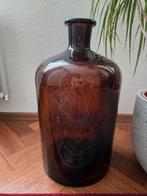 Grote Bruine Apothekerspot / Vaas, Ophalen of Verzenden, Gebruikt, Overige kleuren, Minder dan 50 cm