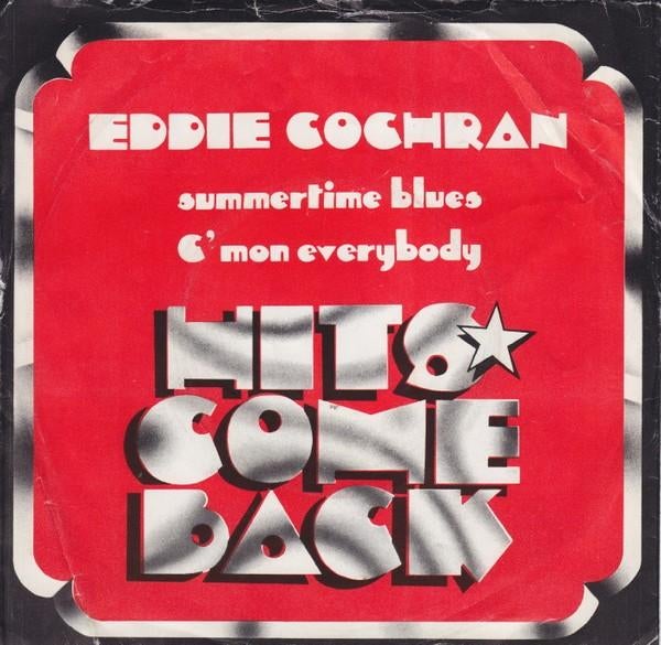 Eddie Cochran - Summertime Blues / C'mon Everybody Single, Cd's en Dvd's, Vinyl Singles, 7 inch, Single, Ophalen of Verzenden