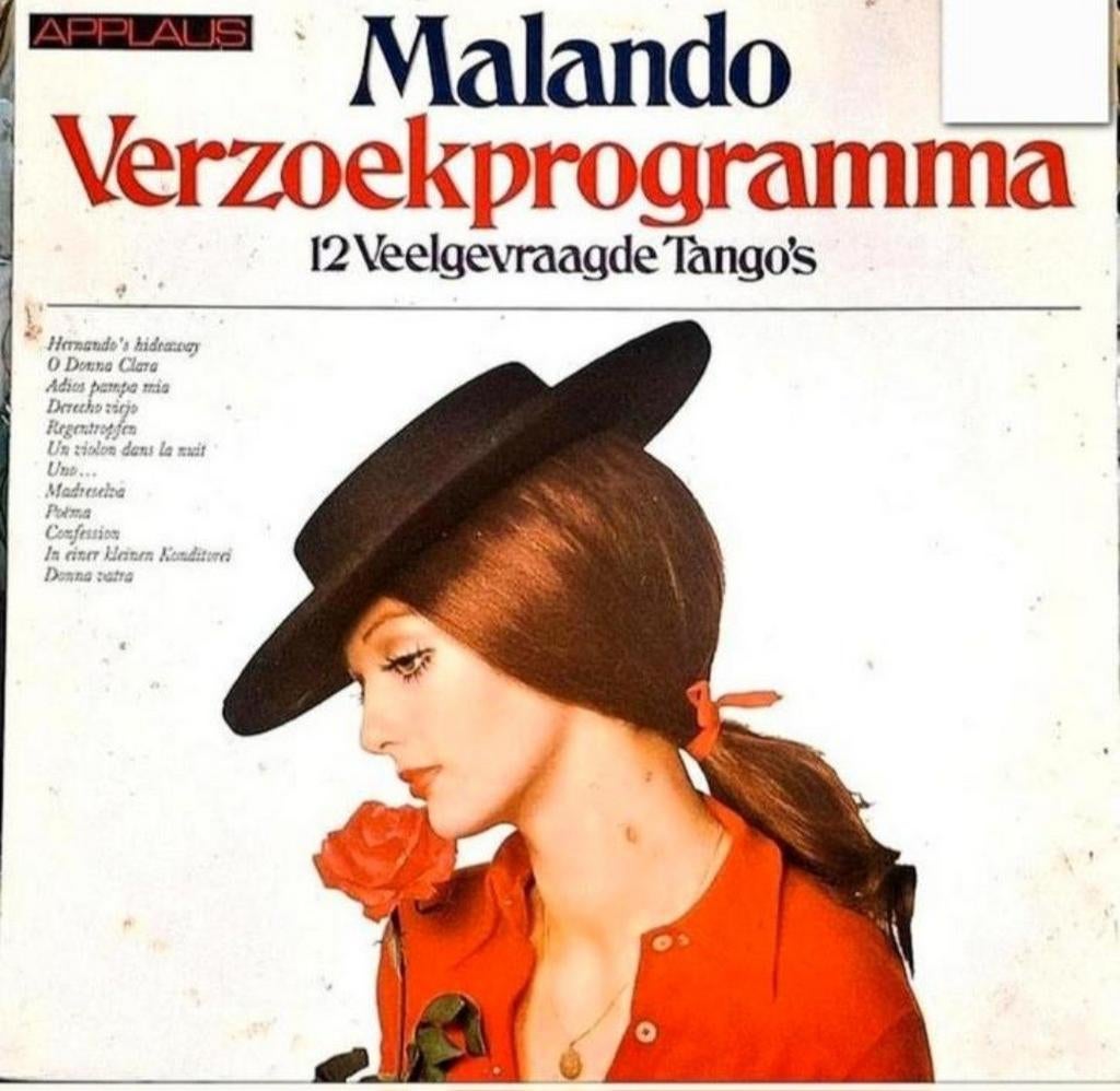 LP  MALANDO ORKEST - Verzoekprogramma/12 Tango's, Cd's en Dvd's, Vinyl | Overige Vinyl, Ophalen of Verzenden, Gebruikt, 12 inch