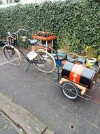 Transportfiets met aanhanger met Texaco olievat met deksel, 56 cm of meer, Ophalen, Overige merken, Gebruikt