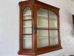 Vintage wandvitrinekast - Ophalen 21 juni, Huis en Inrichting, Kasten | Wandmeubels, Ophalen, Gebruikt, Glas, Minder dan 150 cm