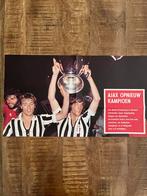 Poster Ajax 1973 winst Europacup 1, Ophalen of Verzenden, Zo goed als nieuw, Ajax, Poster, Plaatje of Sticker
