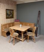 Oostenrijkse hoekset - Alpen Stube set - Eethoek Hoekbank, Antiek en Kunst, Ophalen