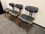 Dutchbone Blackwood stoel – set van 3 – design / modern, Ophalen, Drie, Zwart, Hout