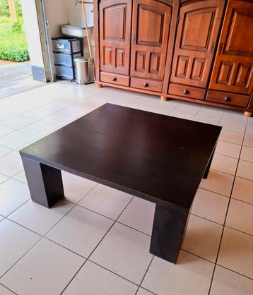 Goossens Houten Salontafel - Vierkant en Stijlvol beschikbaar voor biedingen