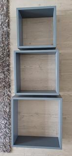 3 goede overschilderbare wandblokken/wandkubussen, Ophalen of Verzenden, Zo goed als nieuw