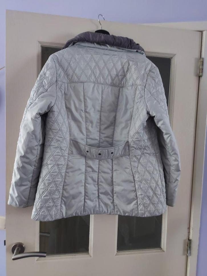 Concept jas zilver grijs mt. 38, Kleding | Dames, Jassen | Winter, Zo goed als nieuw, Maat 38/40 (M), Grijs, Ophalen
