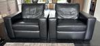 Fauteuils, Huis en Inrichting, Fauteuils, Ophalen, Gebruikt, 75 tot 100 cm, Leer