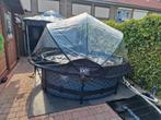 HITTE ALERT ZGAN/NIEUW 2.44x0.90 met overkapping, warmtemat, Tuin en Terras, Ophalen, Minder dan 80 cm, 200 tot 400 cm, Minder dan 200 cm
