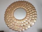 Mooie grote goud kleurige designe wandspiel, Huis en Inrichting, Woonaccessoires | Spiegels, Ophalen, Gebruikt, 100 tot 150 cm