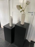 Zuilen, mdf mat zwart met hoeken in verstek, Huis en Inrichting, Woonaccessoires | Zuilen en Pilaren, Ophalen, Nieuw