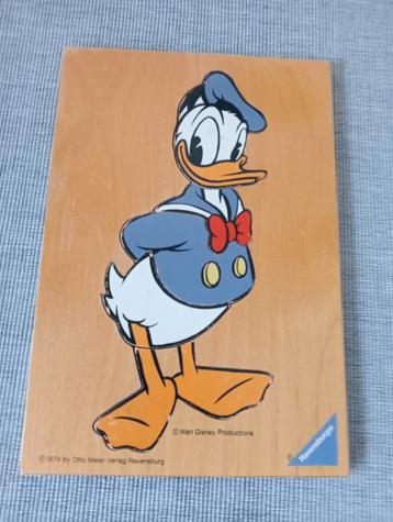 Houten Donald Duck puzzeltje beschikbaar voor biedingen